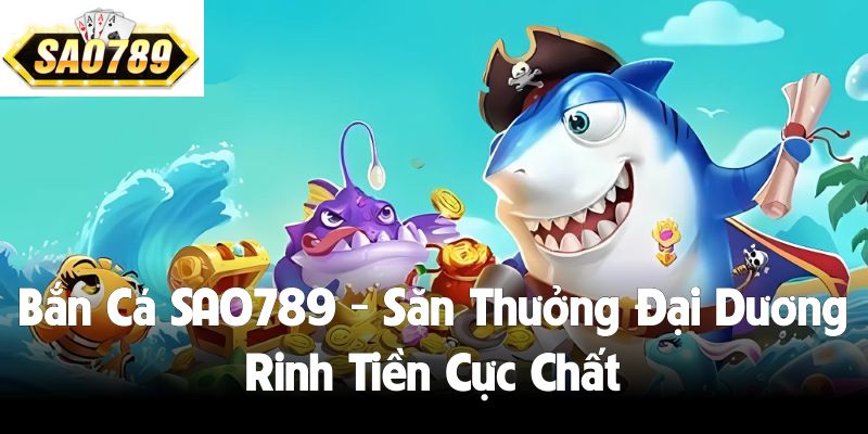 Bắn Cá SAO789 - Săn Thưởng Đại Dương Rinh Tiền Cực Chất