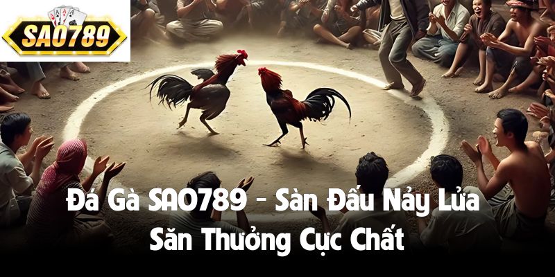Đá Gà SAO789 - Sàn Đấu Nảy Lửa Săn Thưởng Cực Chất